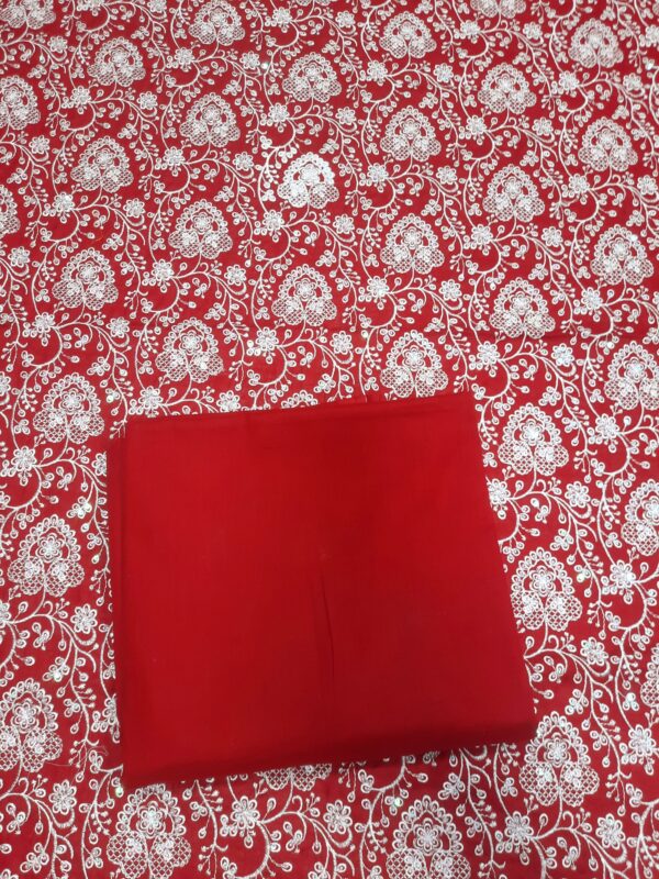 Breeze Style 2pc Lawn Embroided Red