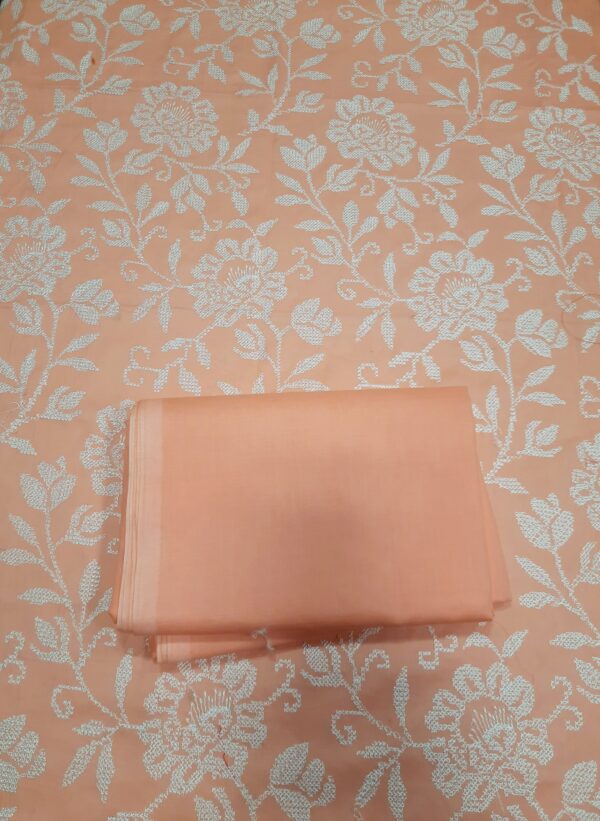 Breeze Style 2pc Lawn Embroided Peach