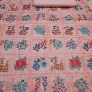 Breeze Style 2pc Lawn Embroided Pink