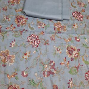 Breeze Style 2pc Lawn Embroided Sky Blue