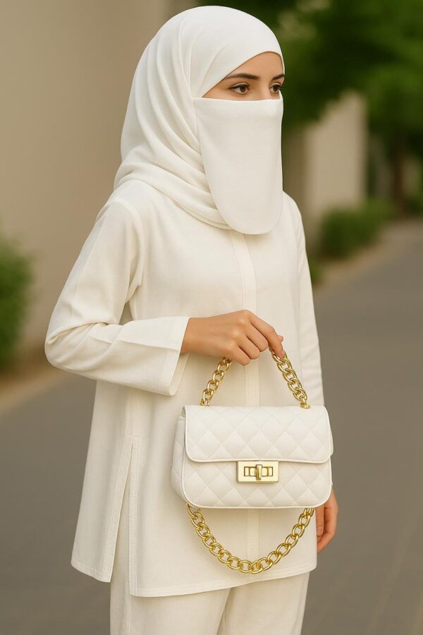 Cross Body Bag White