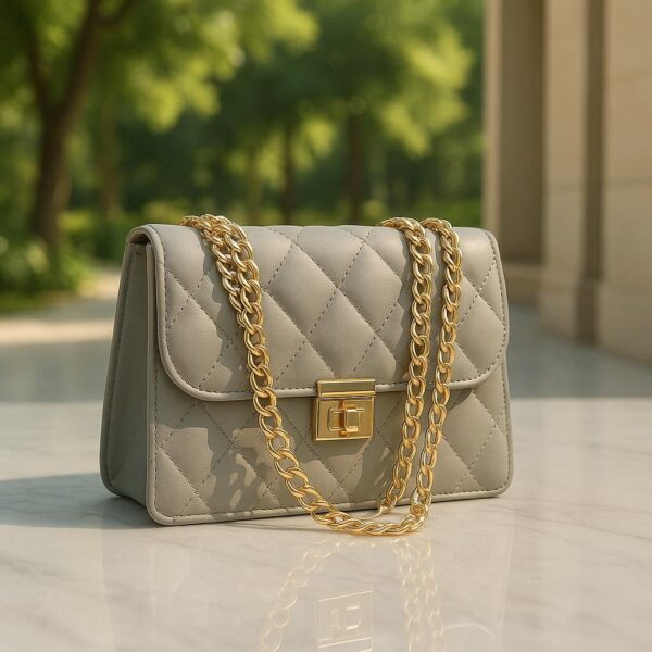 Cross Body Bag Grey - Image 2