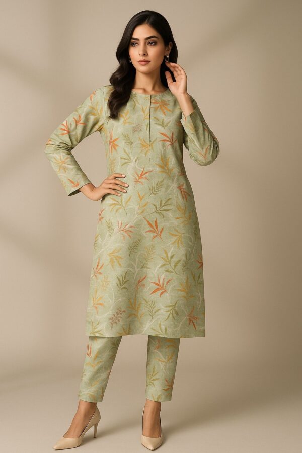 2pc Lawn allover print