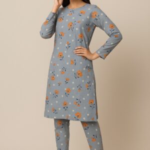 2pc Lawn allover print