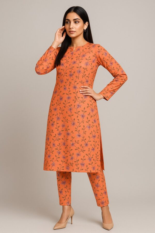 2pc Lawn allover print