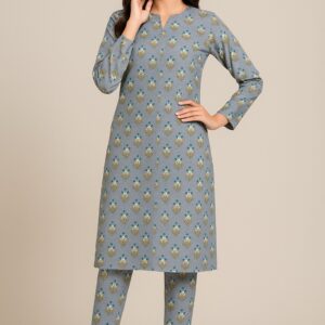 2pc Lawn allover print