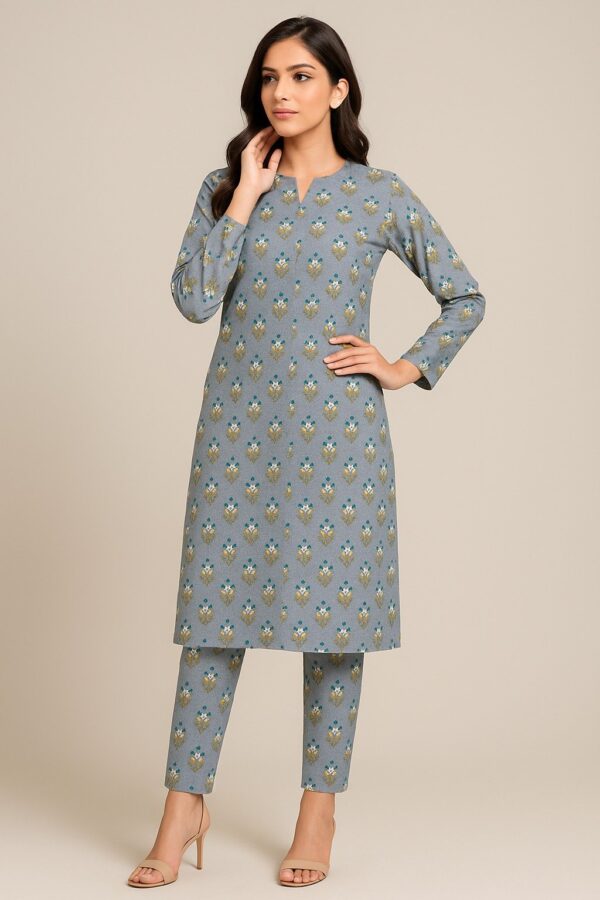 2pc Lawn allover print