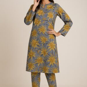 2pc Lawn allover print