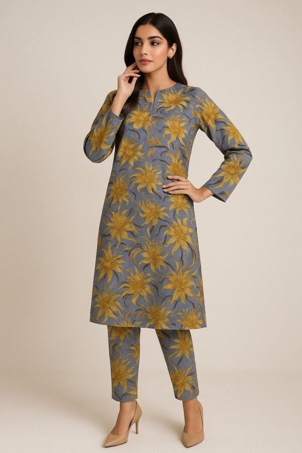 2pc Lawn allover print