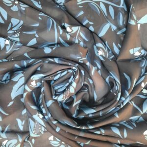 2pc Lawn Nishat allover print Navy