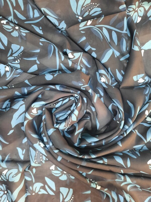 2pc Lawn Nishat allover print Navy