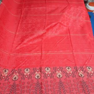 Mariab Karandy Jaquard Shawl Red