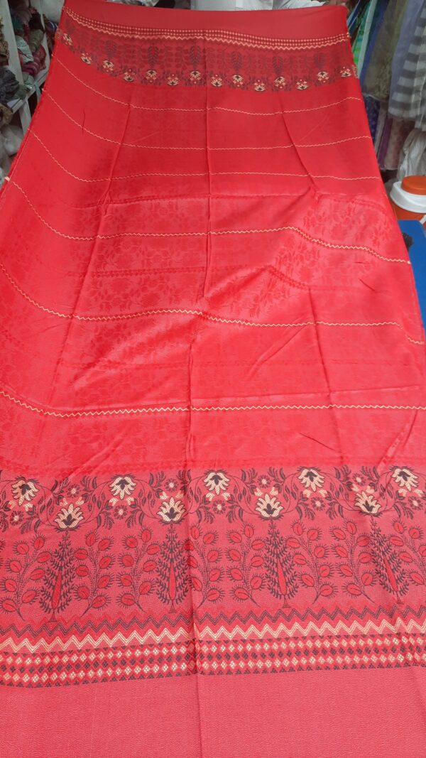 Mariab Karandy Jaquard Shawl Red