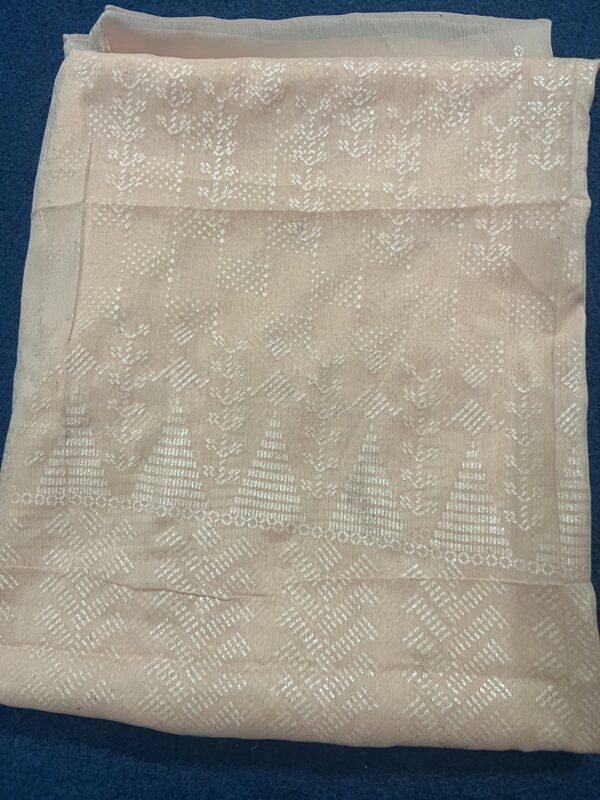 Dupatta Gulahmad Pure Bamber peech color - Image 2