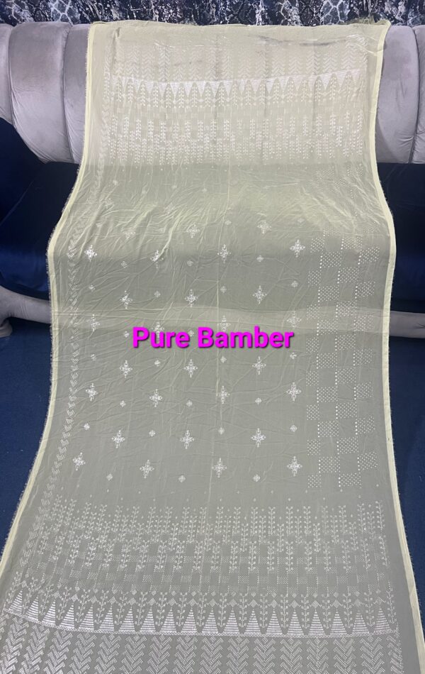 Dupatta Alkaram pure Bamber Lemon
