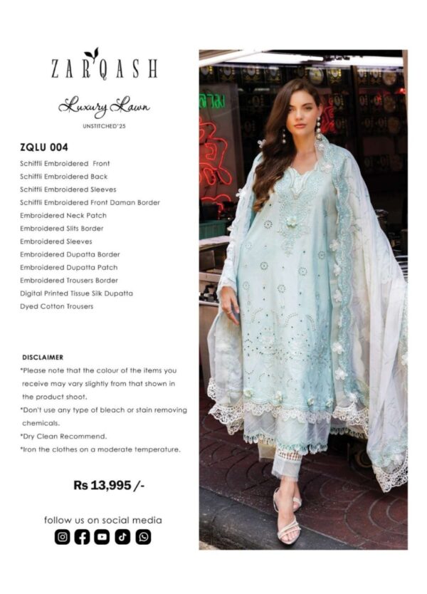 Zarqash Luxury Lawn - Image 2