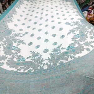 Jaquard Shawl Seagreen