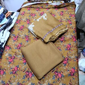 Marina 3Pc Suit with Pashmina Wool Shawl