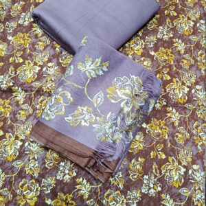 Marina 3Pc Suit with Pashmina Wool Shawl