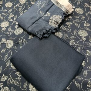 Marina 3Pc Suit with Pashmina Wool Shawl