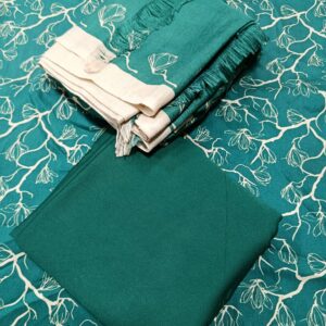 Marina 3Pc Suit with Pashmina Wool Shawl