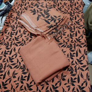 Marina 3Pc Suit with Pashmina Wool Shawl