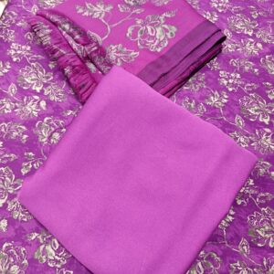 Marina 3Pc Suit with Pashmina Wool Shawl