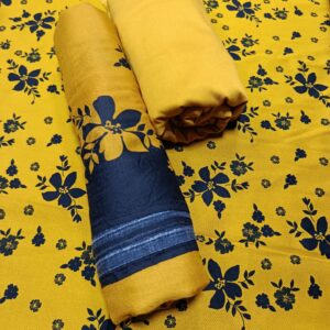 Marina 3Pc Suit with Pashmina Wool Shawl